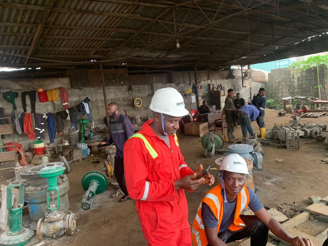 Earthoc practical industrial training session