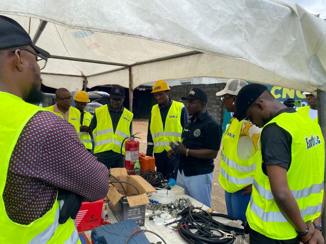Earthoc practical industrial training session