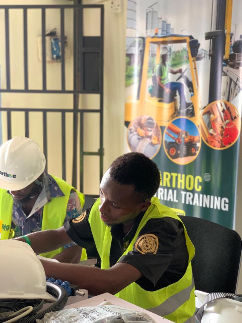 Earthoc practical industrial training session